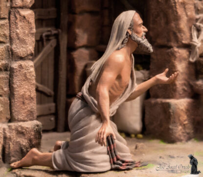 Figuras de Belén - 44 Mendigo pidiendo