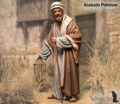 Figuras de Belén - 35 Pastor con Jaula