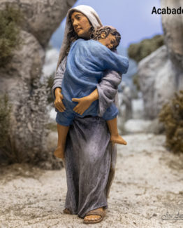 Figuras de Belén de Resina, Mujer con niño 54