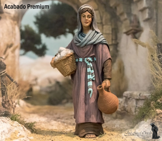 Figuras de Belén de Resina, Pastora Lavandera 56