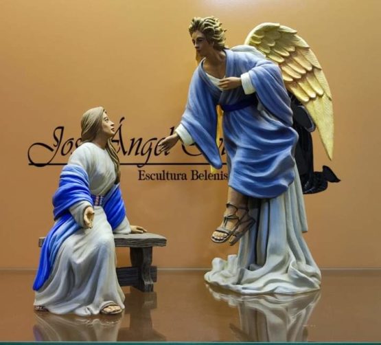 Figuras de Belén - 77 Anunciación a María