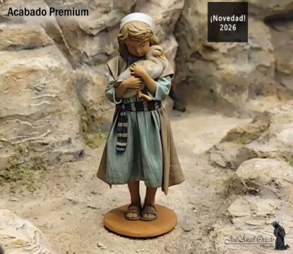 Figuras de Belén - 60 Niña con Patito