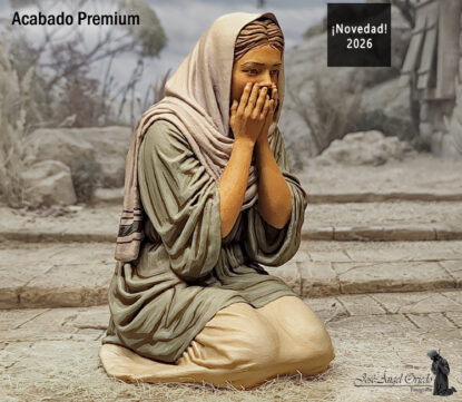 Figuras de Belén - 26 Adorando Emocionada