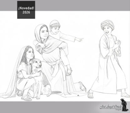 Figuras de Belén - 45 Mujer Jugando con Niños